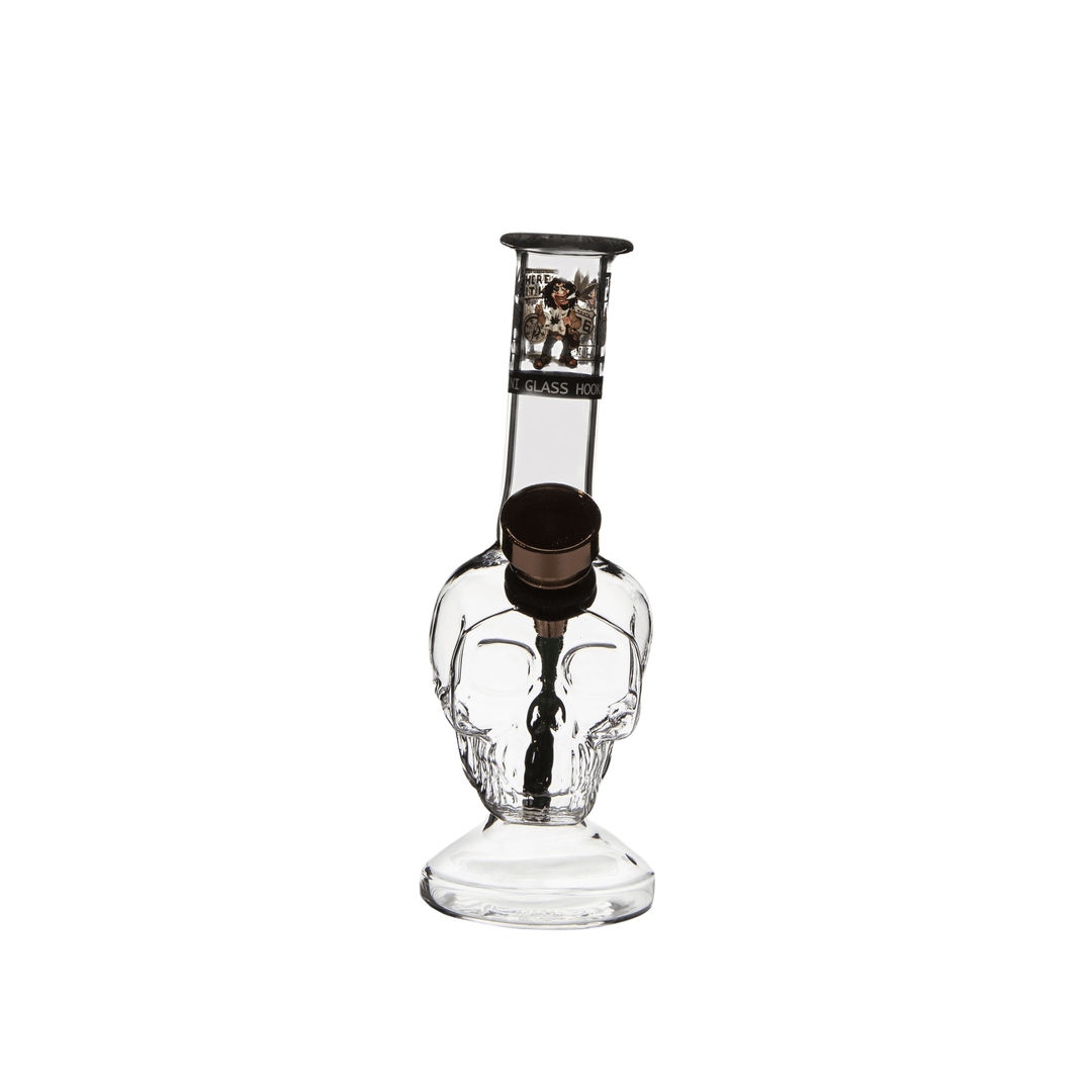 Mini Skull Glass Waterpipe 13cm - Greenhut