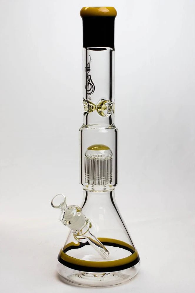 Colored 10-Arms percolator Glass Waterpipe 44cm - Greenhut