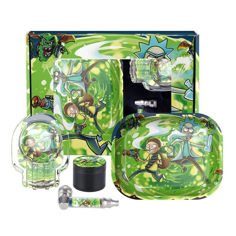 R&M Character 4 in 1 Smoking Accessories Gift Set - Greenhut