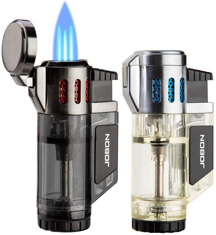 Jobon Triple Flame Solid Torch Lighter - Greenhut