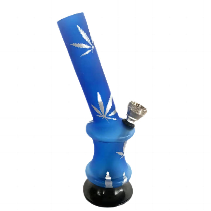 Acrylic Small Barbell Shape Pattern Waterpipe 16cm