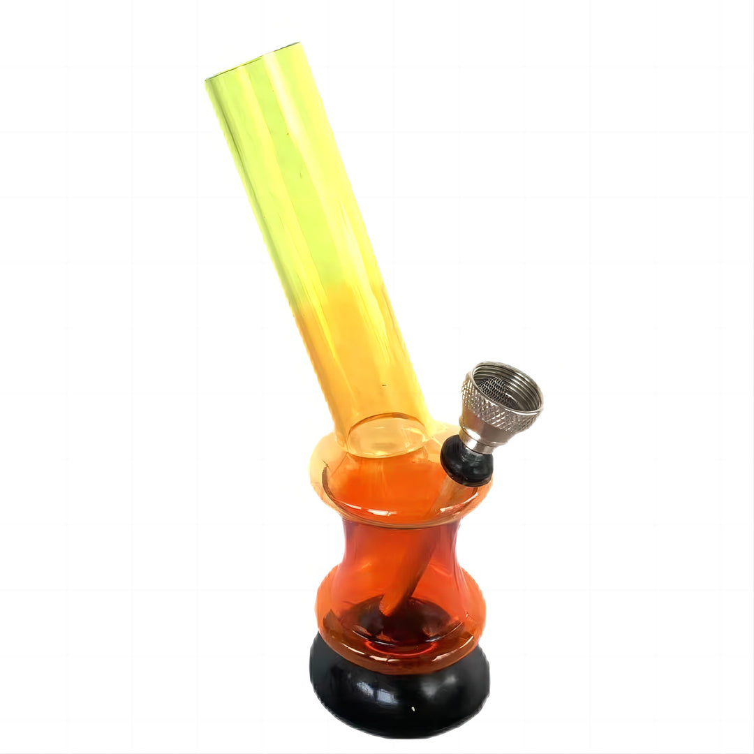 Acrylic Small Barbell Shape Pattern Waterpipe 16cm