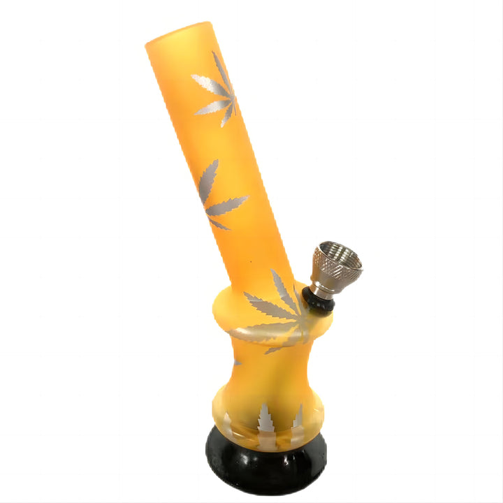 Acrylic Small Barbell Shape Pattern Waterpipe 16cm