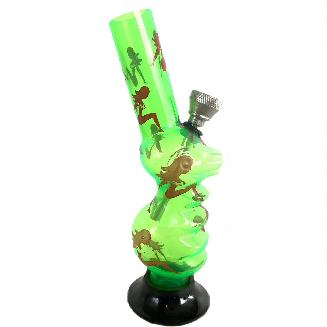 Acrylic Small Duck Shape Pattern Waterpipe 16cm - Greenhut