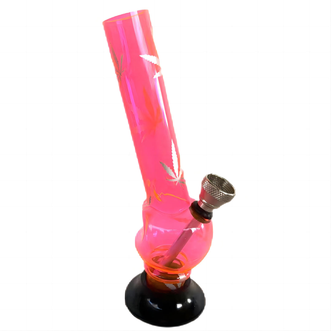 Acrylic Small Dent Pattern Waterpipe 16cm