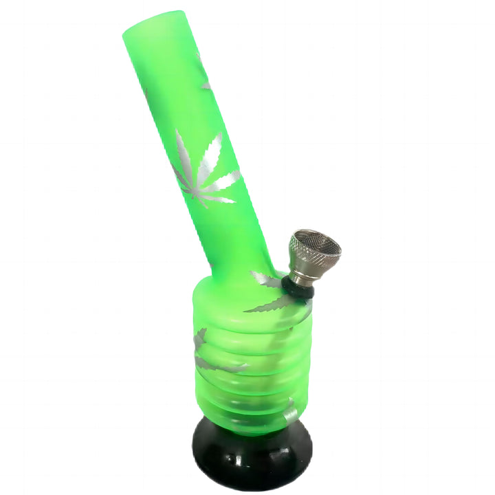 Acrylic Small Spring Pattern Waterpipe 16cm - Greenhut