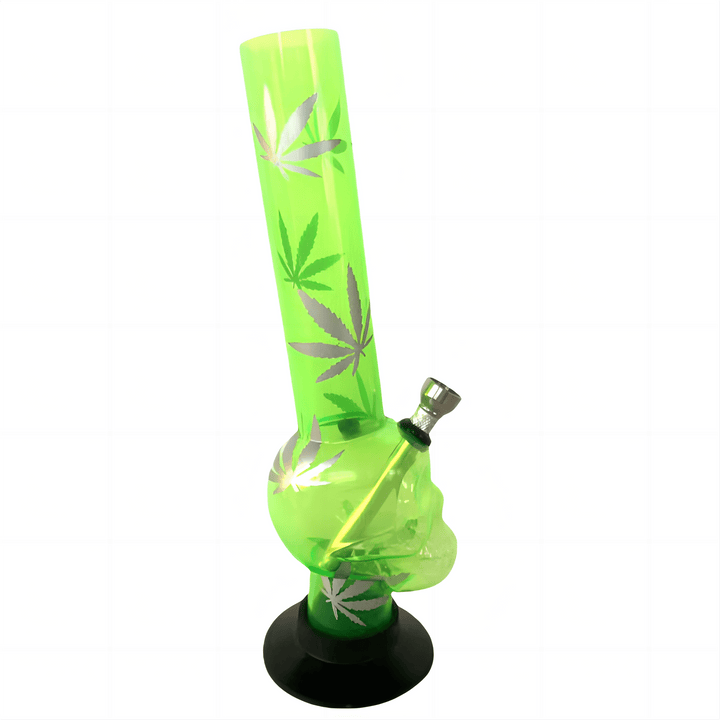 Acrylic Skull Shape Pattern Waterpipe 26cm - Greenhut