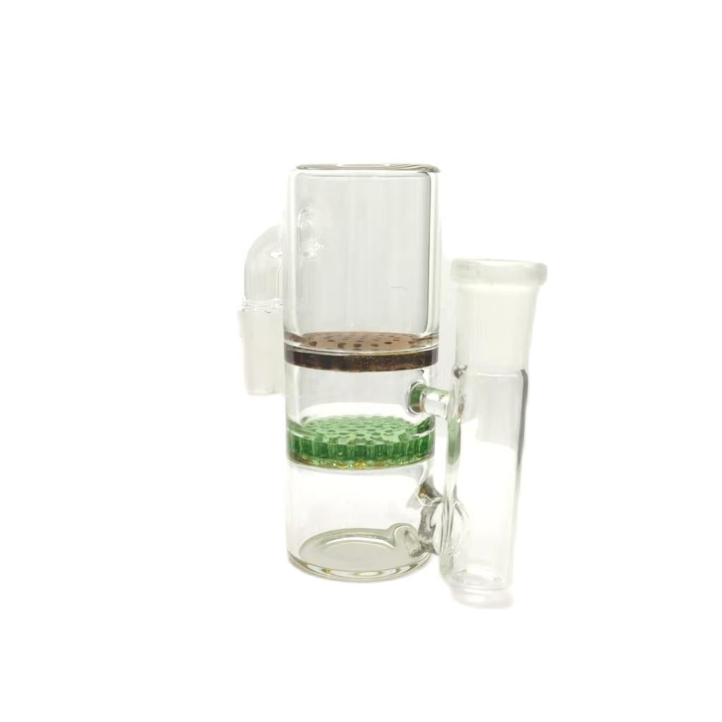 Double Honeycomb Turbine Perc Barrel Ash catcher 14mm - Greenhut