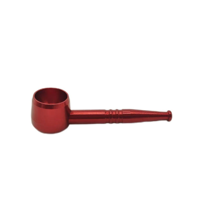 Premium Big Round Head Metal Smoking Pipe 9.5cm - Greenhut