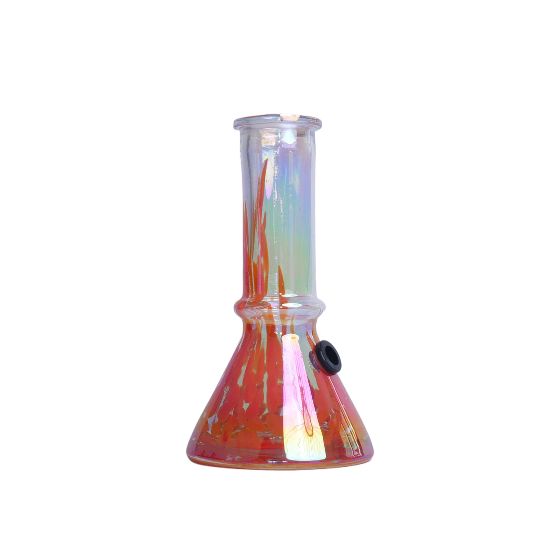 Solid Colored Glass Beaker Shape Waterpipe 20cm