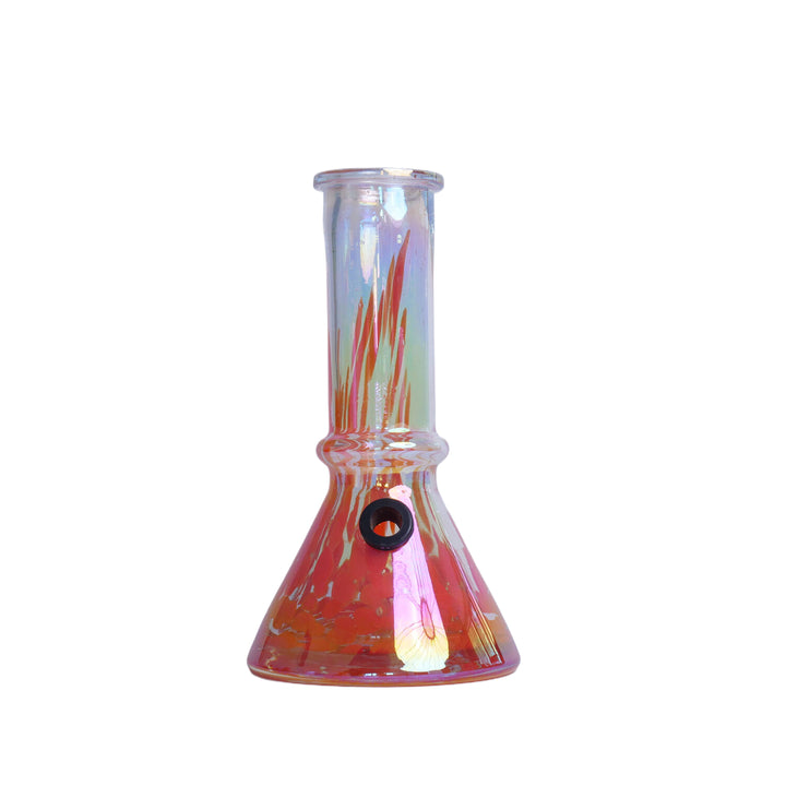 Solid Colored Glass Beaker Shape Waterpipe 20cm