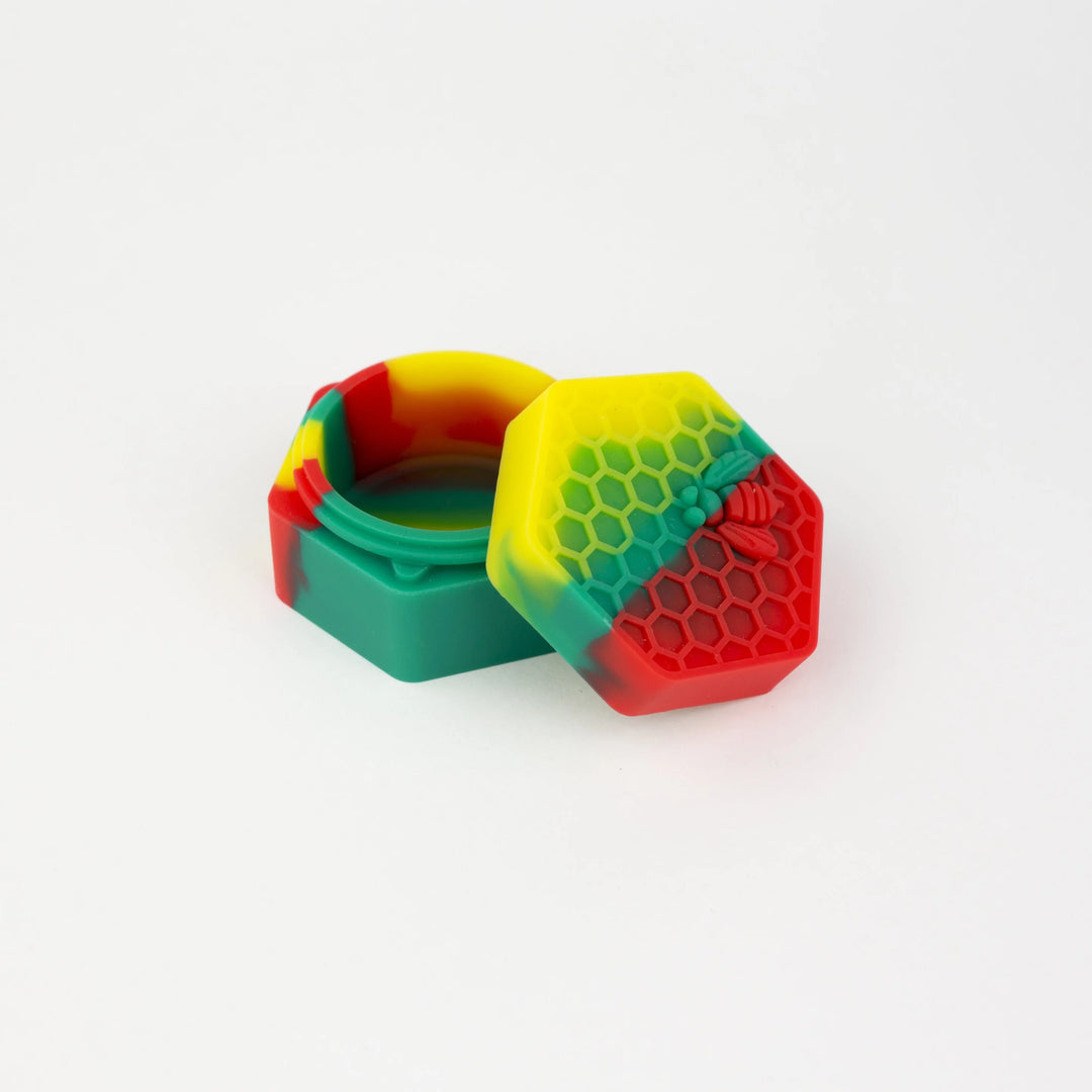 Colored Honeycomb Hexagon Silicone Container - Greenhut