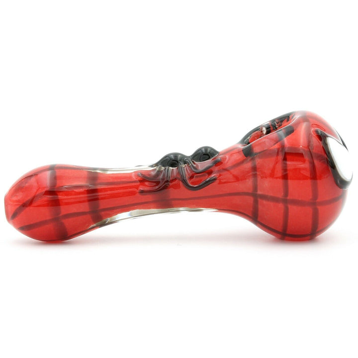 Dark Color Spider Face Glass Smoking Pipe - Greenhut