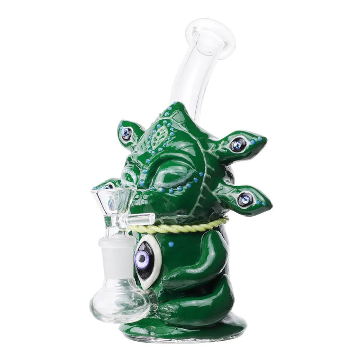 Colored Alien Shape Glass Waterpipe 18cm - Greenhut