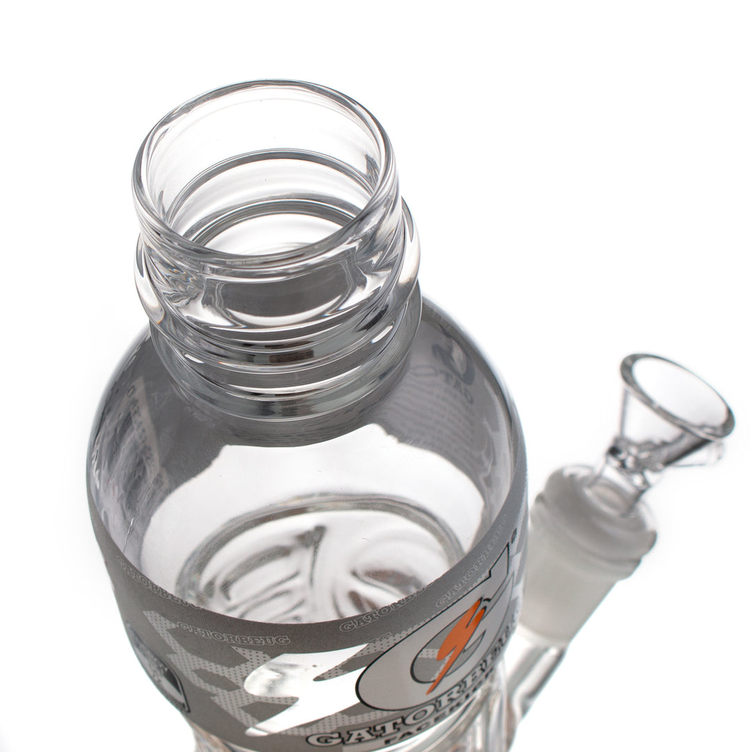 Solid Glass Bottle Shape Waterpipe 24cm