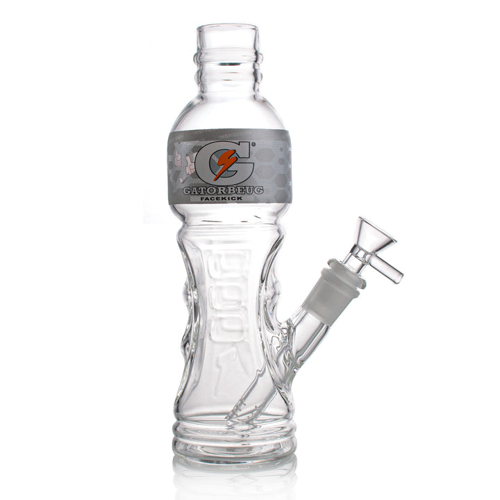 Solid Glass Bottle Shape Waterpipe 24cm