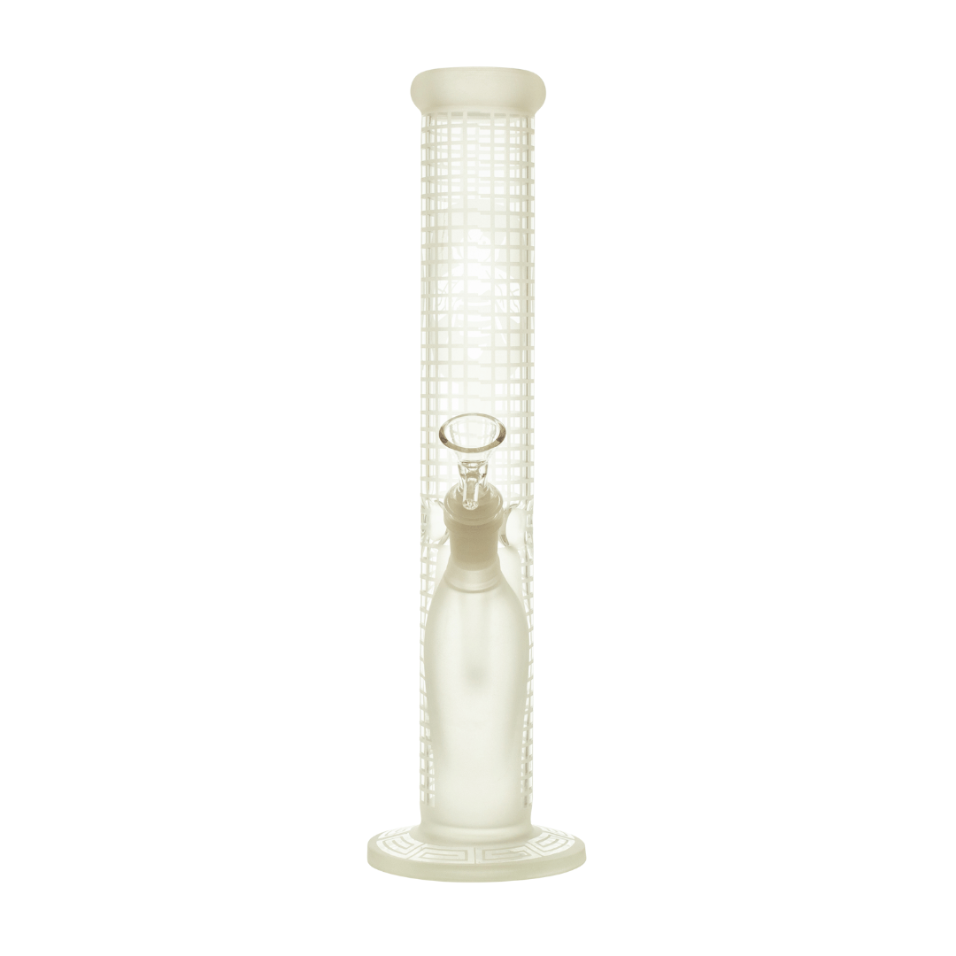 Honeybee Frosty Straight Waterpipe 35cm - Greenhut