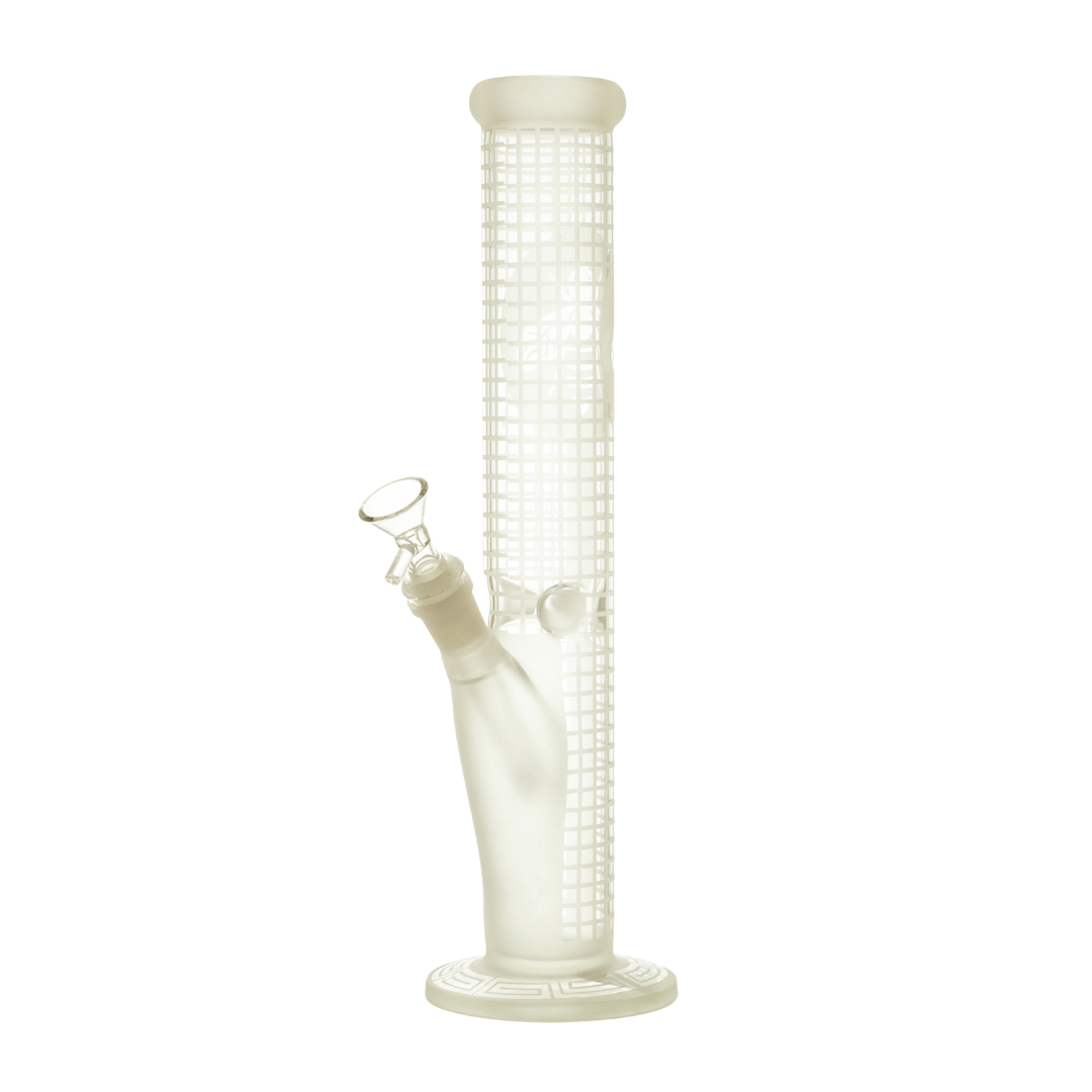 Honeybee Frosty Straight Waterpipe 35cm - Greenhut