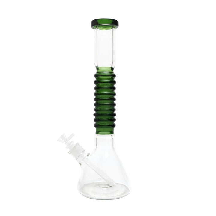 Spiral Round Beaker Waterpipe 41cm - Greenhut