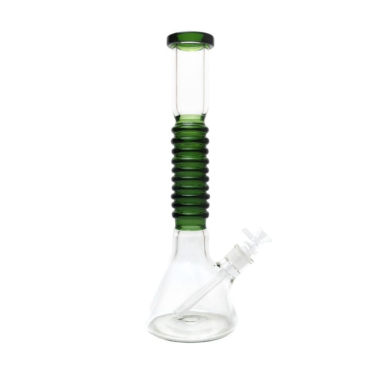 Spiral Round Beaker Waterpipe 41cm - Greenhut