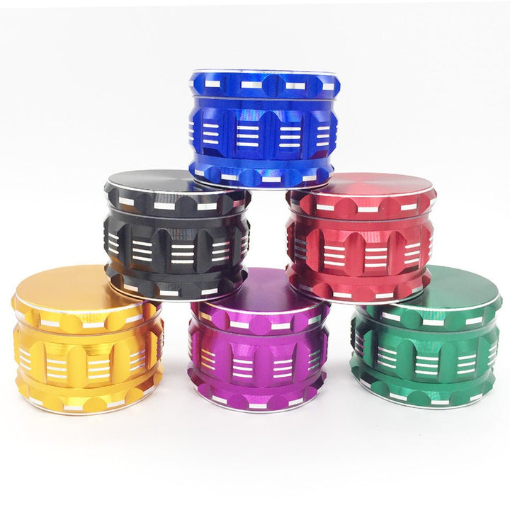 Colored Wheel Zinc Alloy herb Grinder 60mm