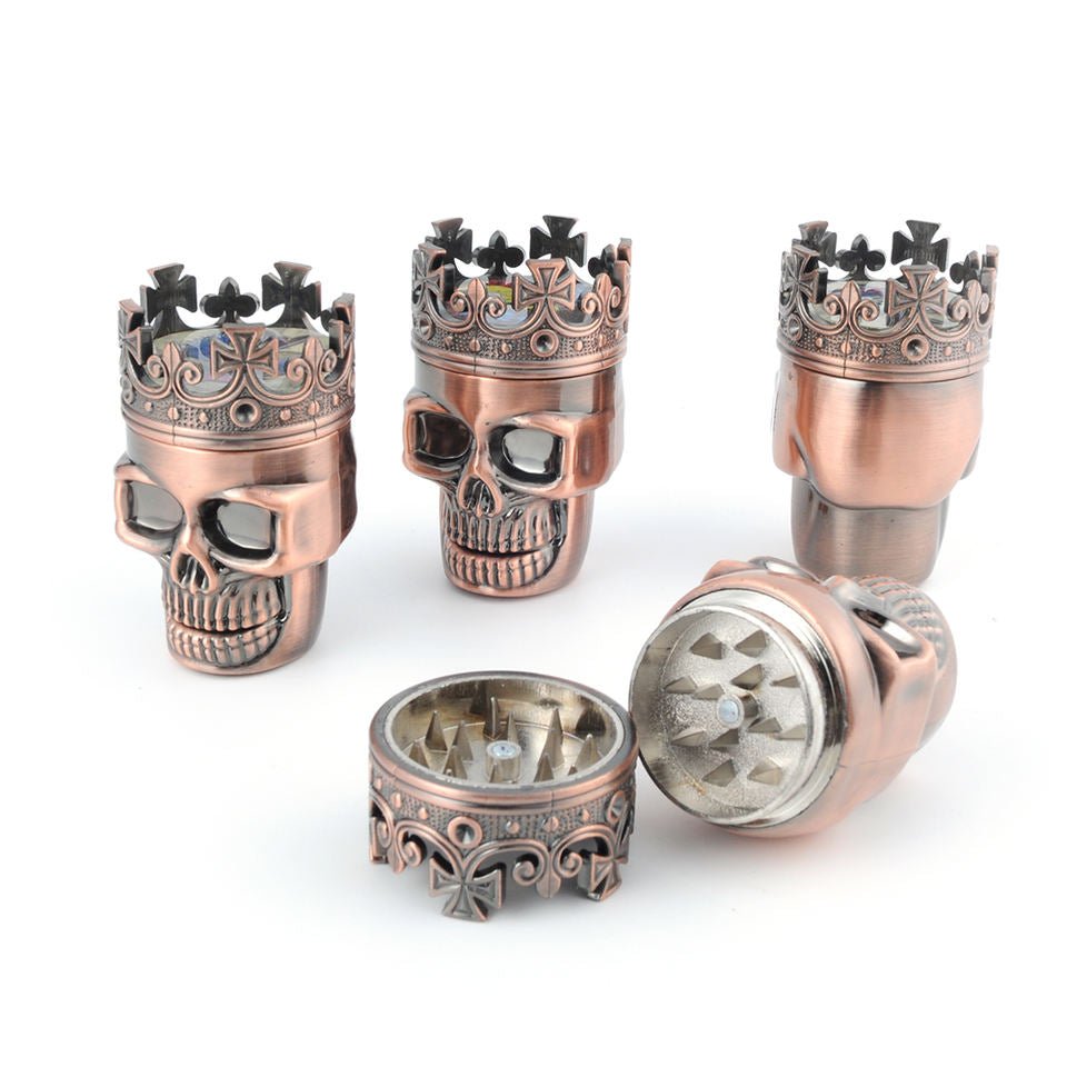 skull weed grinder