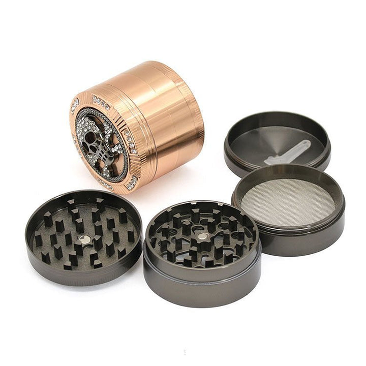 Shiny Skull Alloy weedGrinder