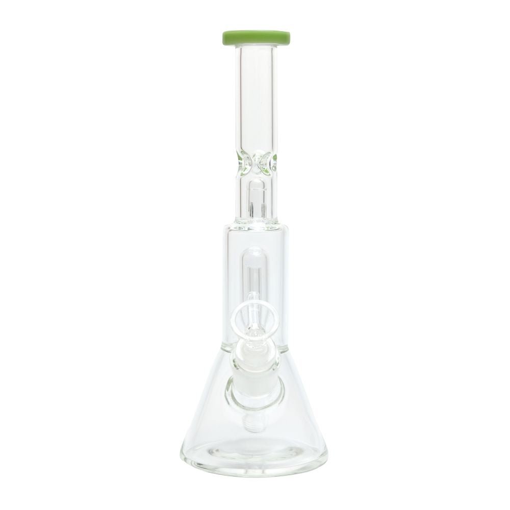 Solid Glass Double Percolator Waterpipe 25cm - Greenhut