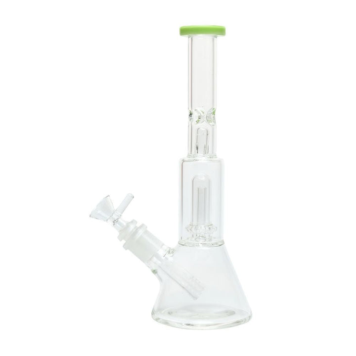 Solid Glass Double Percolator Waterpipe 25cm - Greenhut