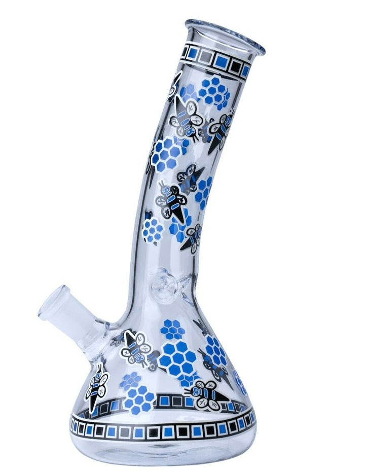 Honeycomb Design Beaker Base Waterpipe 20cm