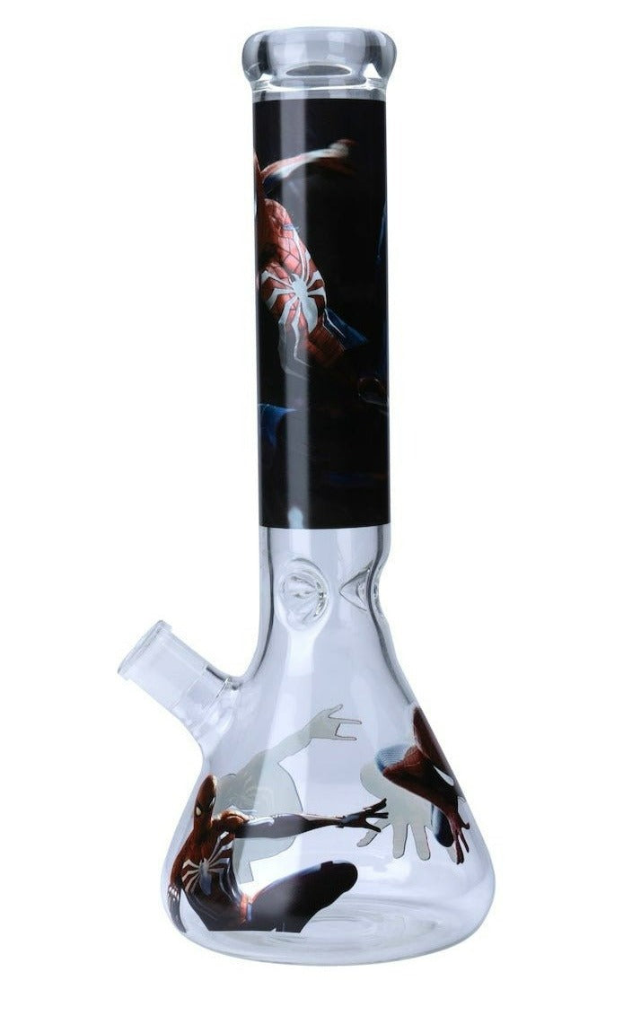 Spiderman Glass Beaker Base Waterpipe 45cm