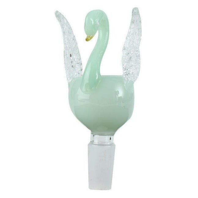 Colored Duck Shape Glass Drop Cone 14mm