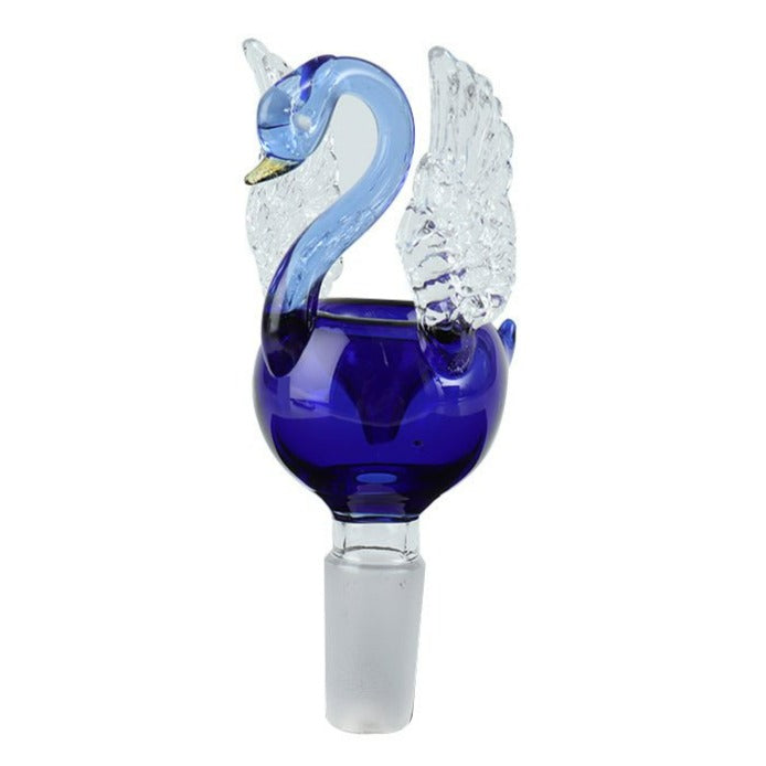 Colored Duck Shape Glass Drop Cone 14mm