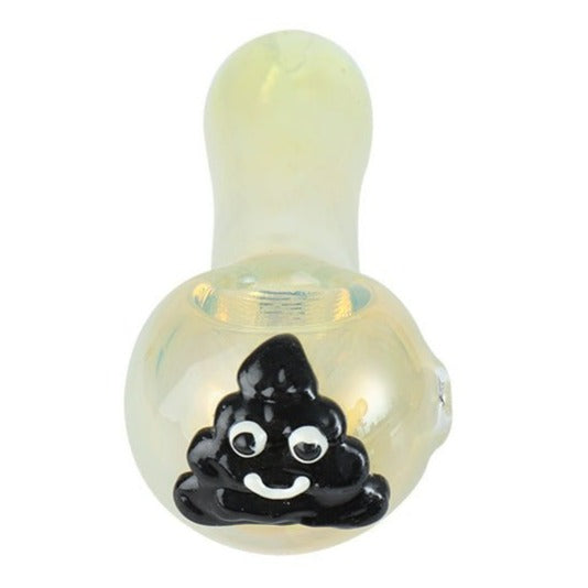 Colored Emoji Glass Smoking Pipe