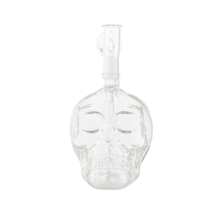 Clear Skull Shape Waterpipe 13cm - Greenhut