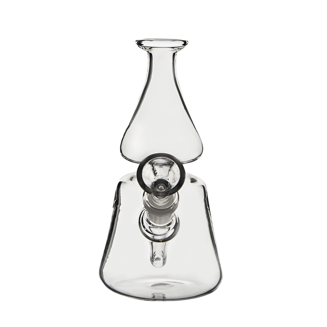 Clear Beaker Shape Glass bong 17cm