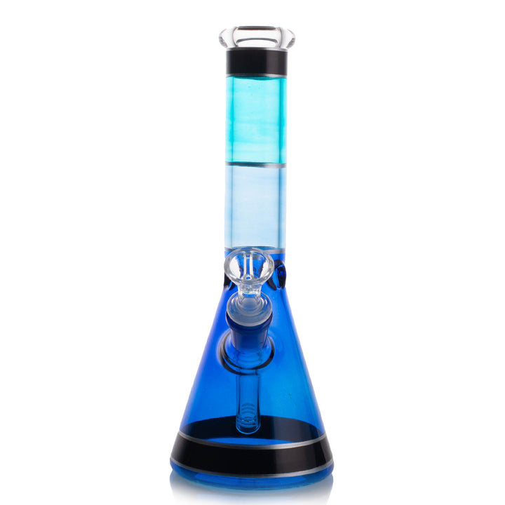 Premium Glass Multi Color Beaker Base Waterpipe 25cm