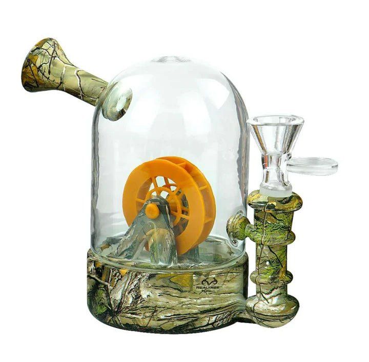 Waterwheel Glass Waterpipe - Greenhut