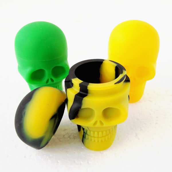 Skull Shape Silicon Container 15ml