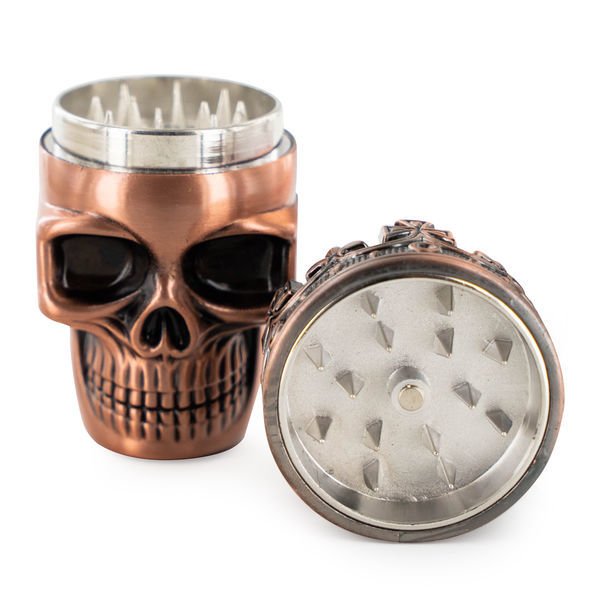 weed king skull 3 part grinder