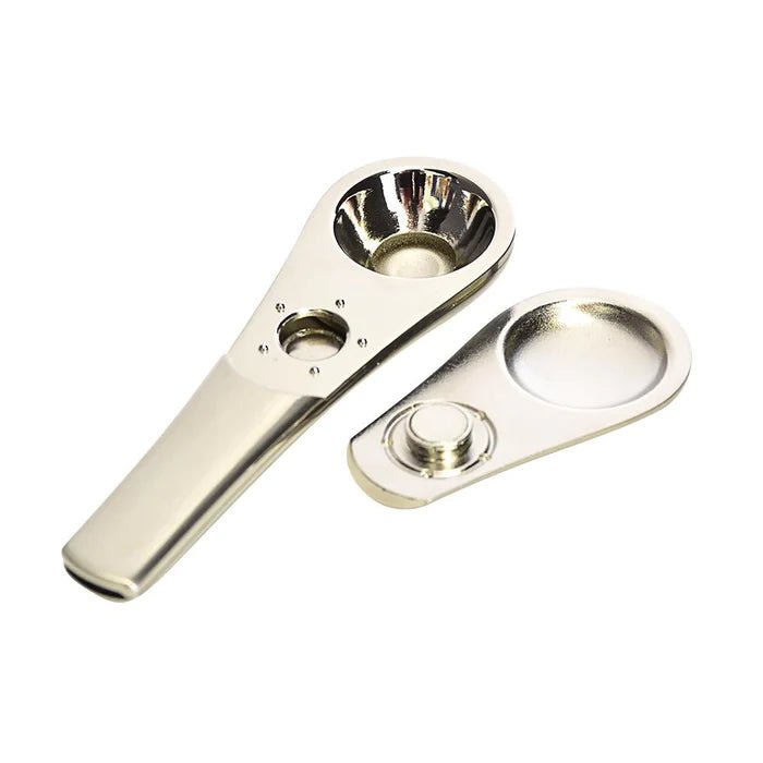 Magnetic Sliding Metal Smoking weed Pipe