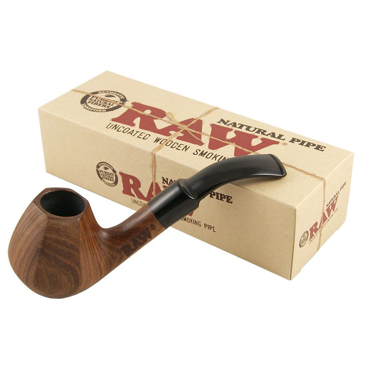 Raw Natural Premium Wooden Smoking Pipe - Greenhut